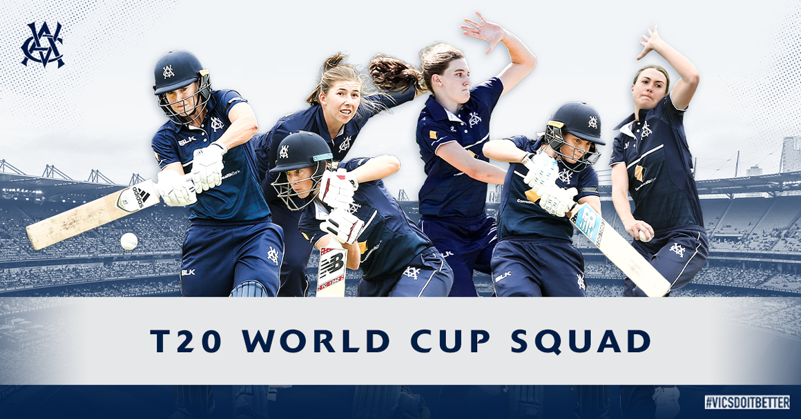 Congratulations to our 6⃣ Victorians included in 🇦🇺's #T20WorldCup squad!  👏 #vicsdoitbetter 

📰: cricvi.co/AusT20WCSquad