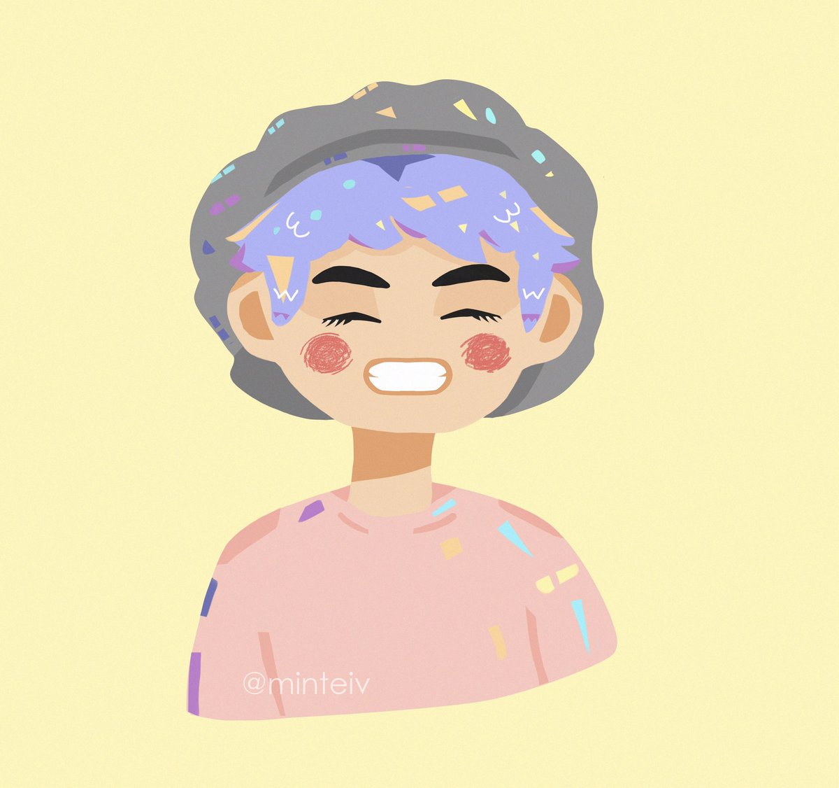 dazaicl's tweet photo. drew this smol and cute taehyung #btsfa #btsfanart #taehyung #v https://t.co/5WvHSzSeLq