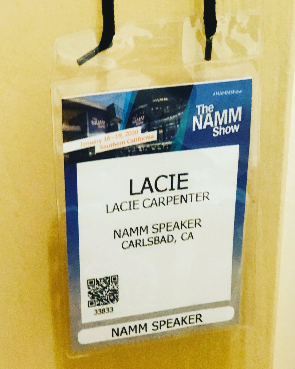 TheFiddlerLacie's tweet photo. Are YOU ready for this?? Am I?!? 😂 #NAMM #AnaheimCA #speaker #livinthedream #music @NAMMShow https://t.co/aSWHA7NzwB