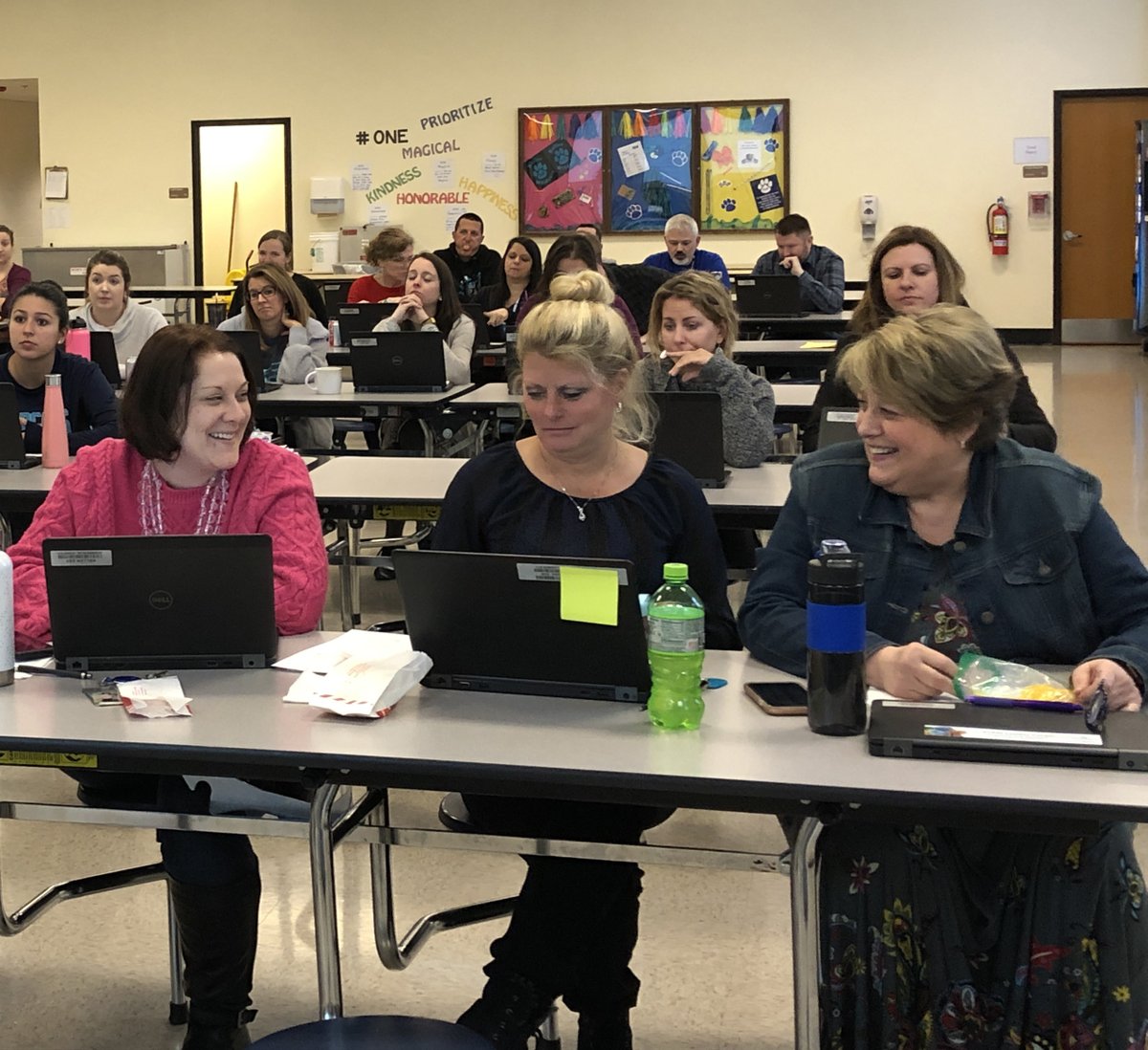 D54schools's tweet photo. .@D54Keller staff were ready to collaborate and learn together at staff development time this afternoon! Every Wednesday District 54 releases students early and staff remain for an extra hour so 90 minutes a week can be devoted to enhancing instructional practices. #54Promise https://t.co/8EIgv4IaWC