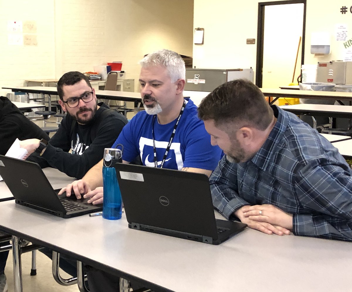 D54schools's tweet photo. .@D54Keller staff were ready to collaborate and learn together at staff development time this afternoon! Every Wednesday District 54 releases students early and staff remain for an extra hour so 90 minutes a week can be devoted to enhancing instructional practices. #54Promise https://t.co/8EIgv4IaWC