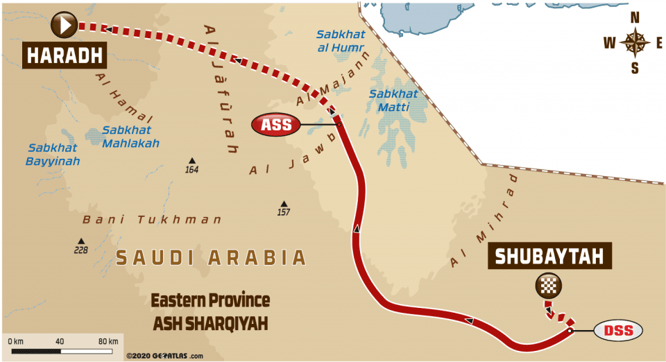 RaidduLion's tweet photo. #Dakar2020 - Etape et ordre de départ de la spéciale du jour.

Jeudi 16 janvier
Etape 11 - Shubaytah > Haradh
Liaison : 365 km
Spéciale : 379 km
Total : 744 km

Départ SS11 ⏱ 
4e - Lachaume/Polato - #330 - 08h09m (fr 06h09m) https://t.co/yteQTwKjAv