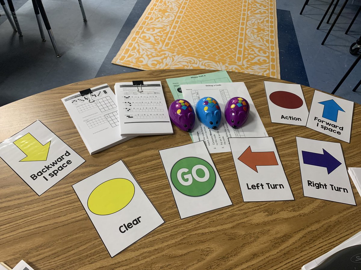 PhoRealTeacher's tweet photo. Tomorrow is STEM night at my school and I’ll be teaching parents and kids how to code. 😳 I am very excited and also nervous! @HCPSCorkES #itscodingtime https://t.co/pqIojxa2wb