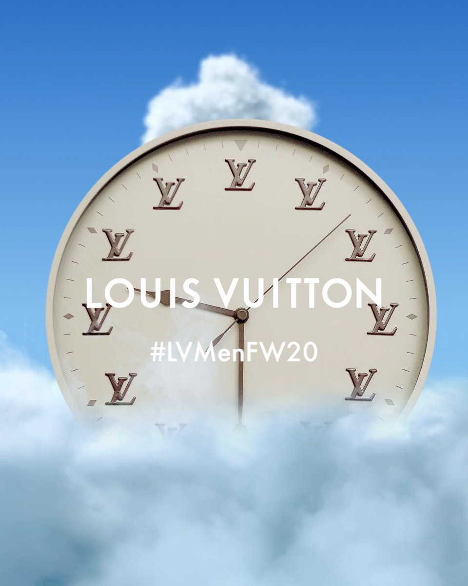 plasticitet Ende prøve Louis Vuitton on Twitter: "#LVMenFW20 Piece of time. A clock engineered to  spin backward serves as the invitation for #VirgilAbloh's next #LouisVuitton  show. Watch live on Thursday, January 16th at 2:30 PM (