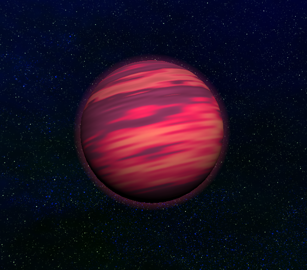 Zololgo's tweet photo. Experiencing with gas planets. This one is a bit cartoonish, but I like it that way. #PlanetGen #AssetStore #unity3d https://t.co/9HMMjFUmnD