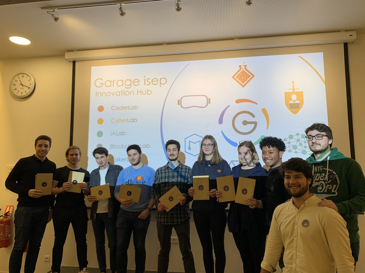 GarageISEP - Innovation Hub (@garageisep) on Twitter photo La Geek’s Night c’était 180 ISEPiens aidés à terminer leurs différents projets (JAVA, informatique, électronique, projet puissance 3...). 💻
Co-organisée avec <a href="/JuniorISEP/">Junior ISEP</a>, nous avons eu le plaisir d’être aidé par <a href="/capgeminifrance/">Capgeminifrance</a> et ses experts. 🏆🎯
Un grand merci à tous !👏 La Geek’s Night c’était 180 ISEPiens aidés à terminer leurs différents projets (JAVA, informatique, électronique, projet puissance 3...). 💻
Co-organisée avec <a href="/JuniorISEP/">Junior ISEP</a>, nous avons eu le plaisir d’être aidé par <a href="/capgeminifrance/">Capgeminifrance</a> et ses experts. 🏆🎯
Un grand merci à tous !👏