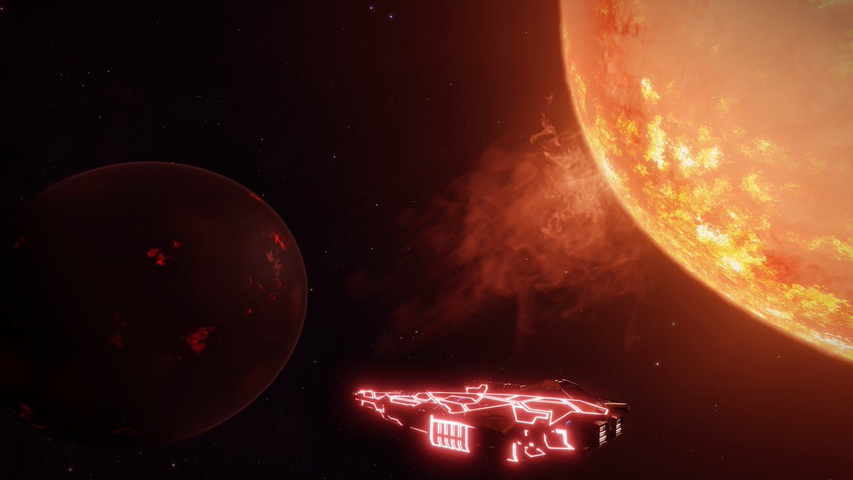 CmdrNakari's tweet photo. 15 JAN 3306: Today I took the “Dawn Spire” out to #Betelgeuse. Experts say one day she will go nova. Came to capture the sights of her majestic beauty. #EliteDangerous #XboxOne https://t.co/0hCbbwmaRp