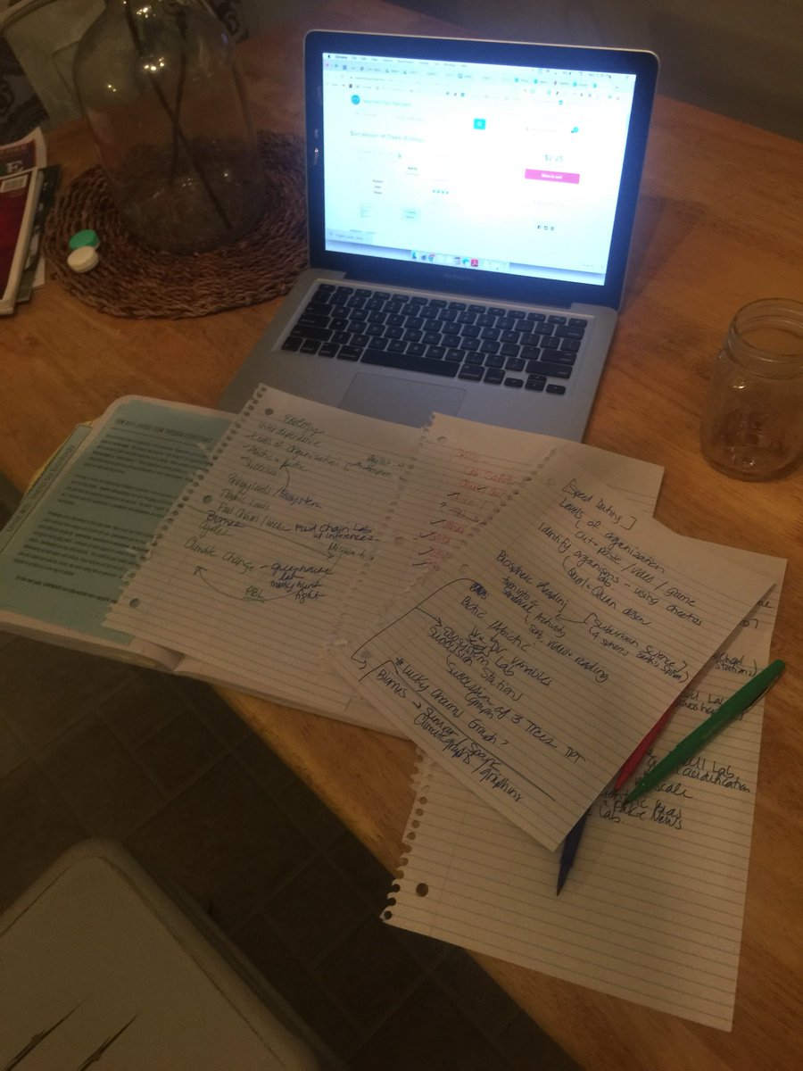 Wilkinson_STEM's tweet photo. What redesigning a unit @EtownAreaHS  looks like..#ecology + #scientifcmethod = #coloredpens and #teacherpayteacher https://t.co/U1MayhUnkG