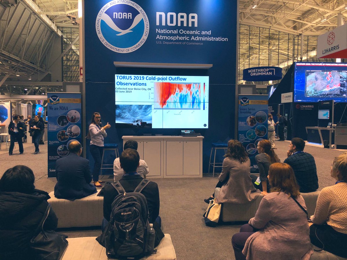 I came to my first AMS meeting 8 years ago. That version of me would have never believed that I would get to do amazing things like present my own work at the NOAA booth at #AMS2020. This was one of those “wow, I made it moments.” 

Do what you love!