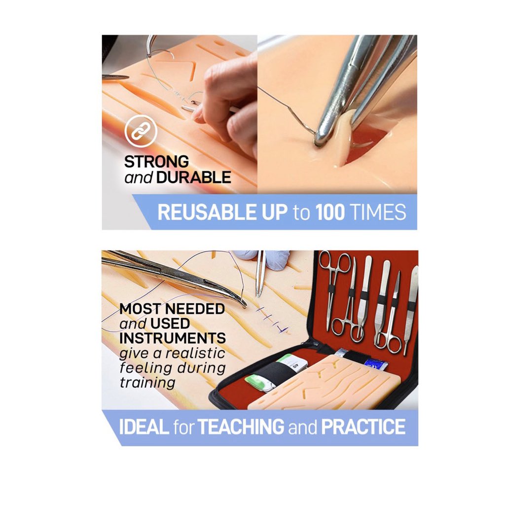 MedsavePH's tweet photo. Unlock your surgery skill 🌟 Complete Suture Practice Kit for pre order! Drop a message if interested. 👨🏻‍⚕️👩🏻‍⚕️ https://t.co/eP1bXmYwZp