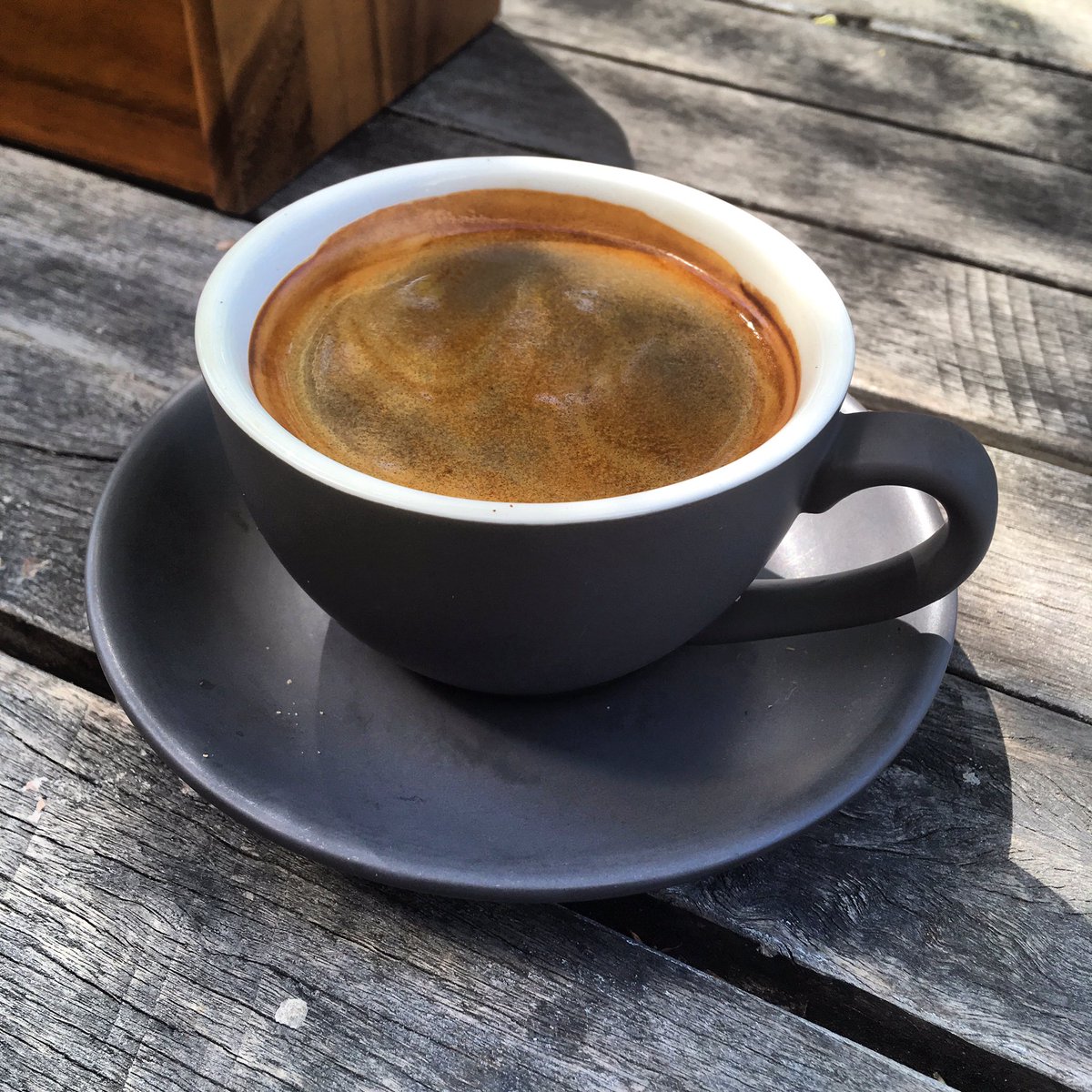 BareCoffeeCo's tweet photo. Our original #baremdv #barebarossa blend does make a very nice #longblackcoffee #americano and #espresso. Oh, and a great #latte #flatwhite and #cappuccino.
#barecoffeepsortlife #coffee #barecoffee #coffeelover #coffeeroaster #coffeetime #usa #australia #collaboration https://t.co/aHLCjWDx24