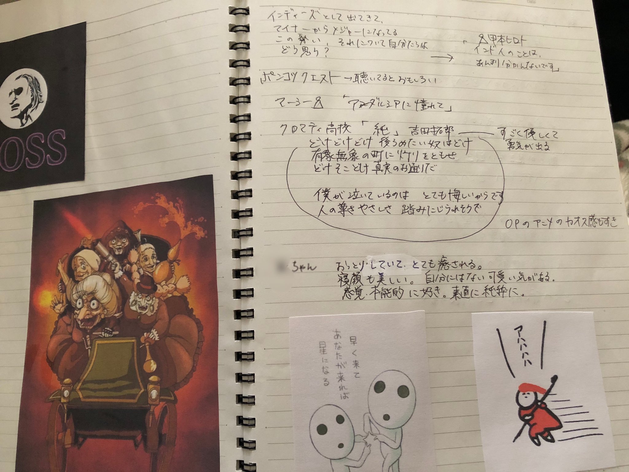 Anni Suzushima 好きなものノートが数冊あって 自分の心が と無条件にトキメいたもの片っ端 からスクラップにしていたのですが 時間かかるので今は写真に収めてます 皆さんどういう風に自分の好きなもの大切なものを集めているのだ