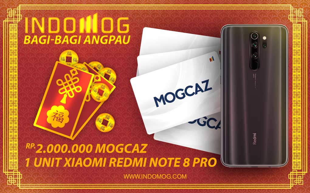 Dalam rangka menyambut Imlek tahun ini, INDOMOG bakal mengadakan giveaway bagi-bagi angpau nih! Total hadiahnya juga ga main-main loh! Totalnya sampai jutaan rupiah!, untuk info selengkapnya yuk cek langsung di bit.ly/GiveawayMOG
