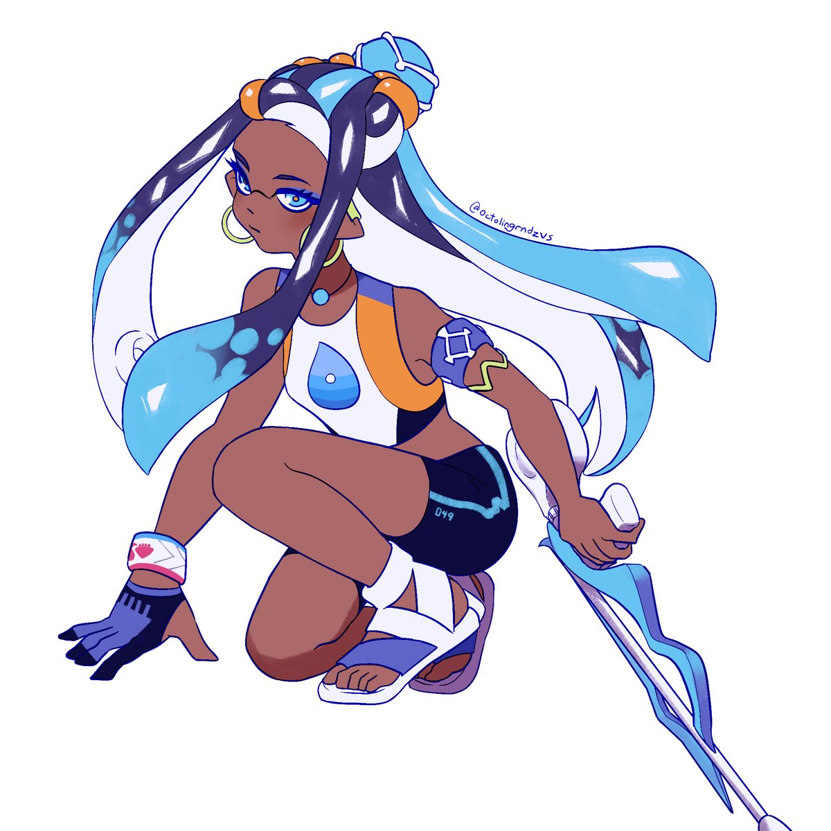 octolingrndzvs's tweet photo. there was a tumblr rq to do more splatooned swsh leaders like my gordie one so I immediately did milo but nessa is pretty overdue https://t.co/Yhp3Q5JN6z