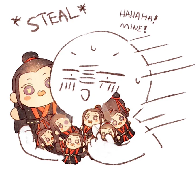 @HARMONIA3784 @UI_CHENG sorry nia, but not sorry. *STEAL ALL WWX PLUSH TOYS* 