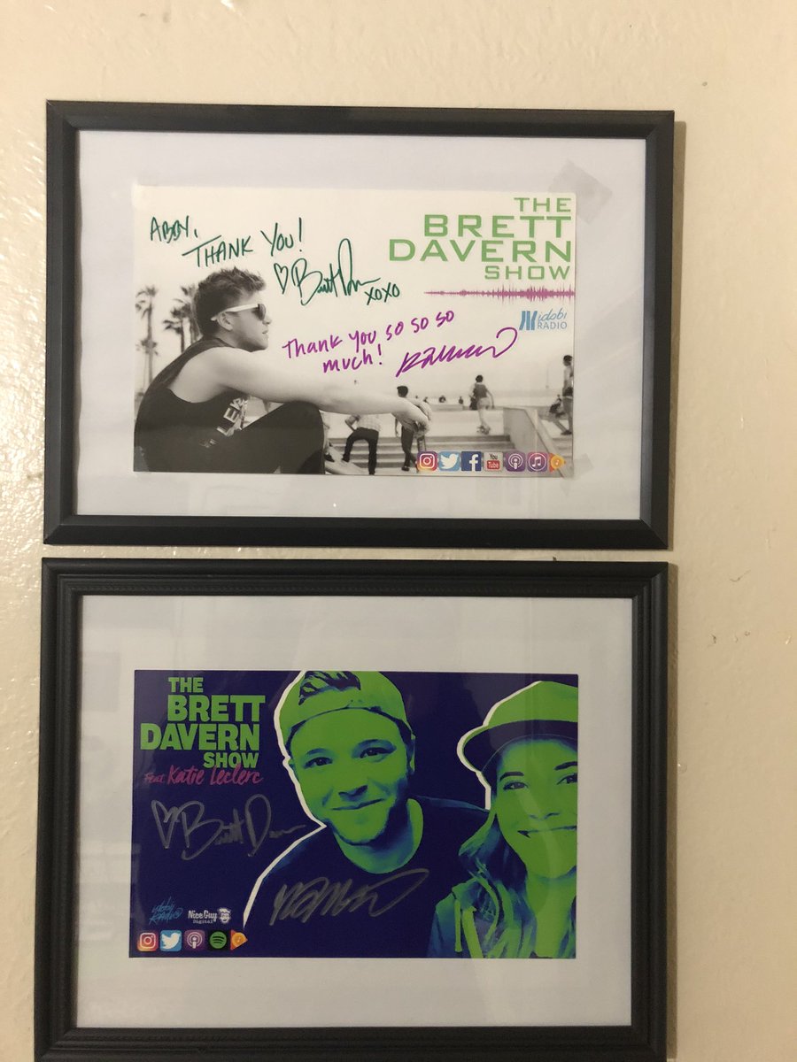 Thank you <a href="/BrettDavernShow/">The Brett Davern Show</a> <a href="/BDavv/">Brett Davern</a> <a href="/katieleclerc/">Katie Leclerc</a> This really means the world to me☺️😁😁😁