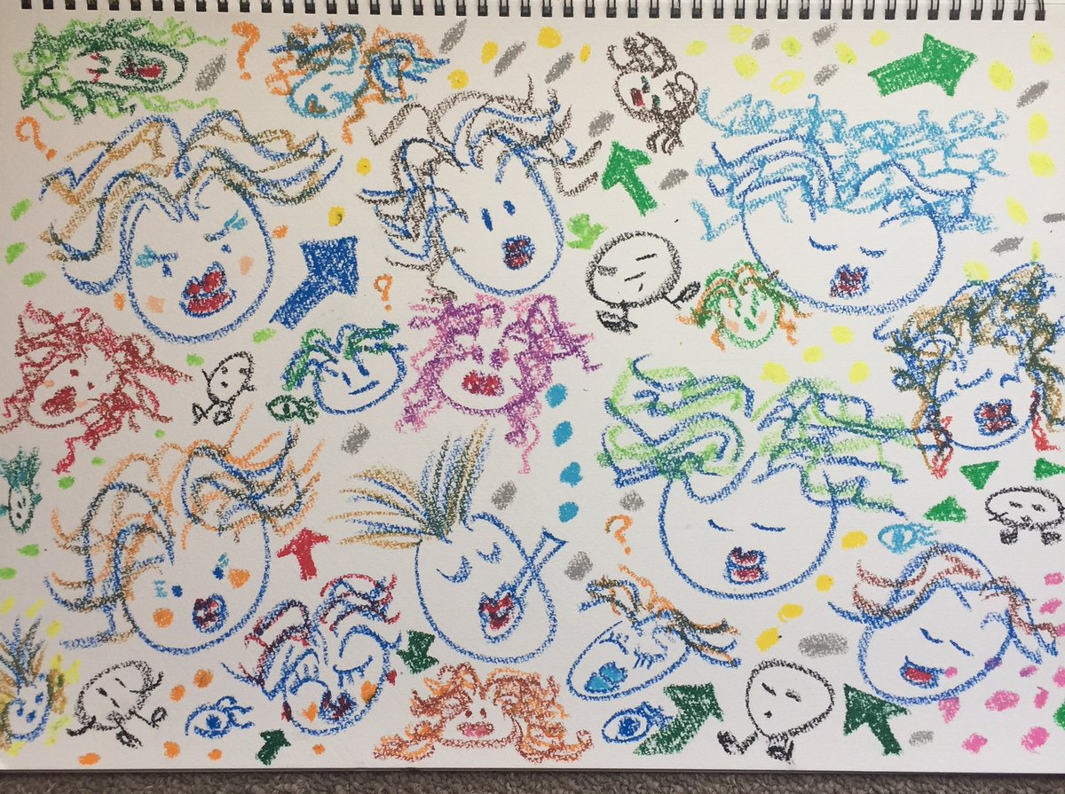chiemikameda's tweet photo. 毎日、描いた絵を投稿!53日目
2018年に描いた作品たち
#絵画
#artwork
#artwork2018
#クレヨン
#サクラクレパス
#chieeart https://t.co/2THcAQ5Pja