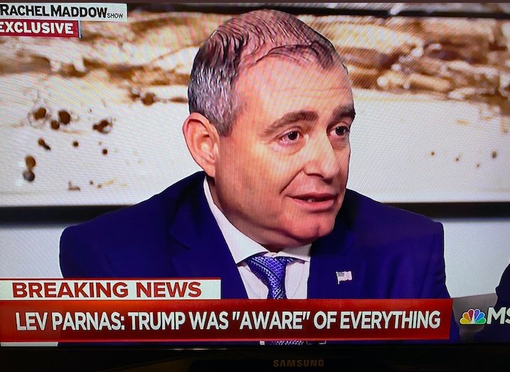 Maria34026783's tweet image. Lev Parnas on the #Ukraine scandal: "President Trump knew exactly what was going on.” #Maddow