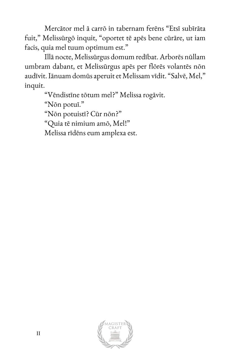 MagisterCraft's tweet photo. A new Latin novella for the intermediate-advanced student is coming out soon! Here are some samples https://t.co/3PsSSNcHlQ