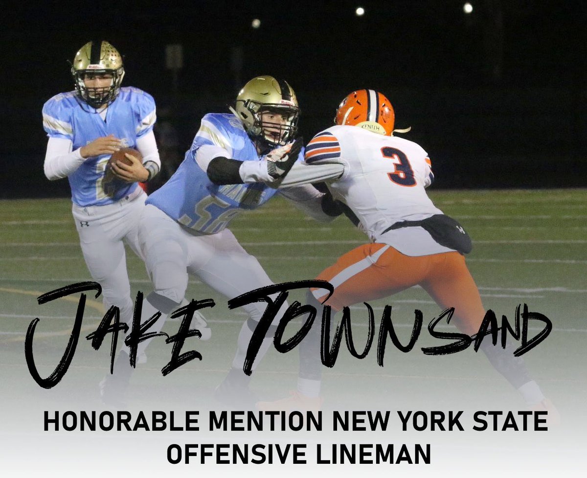 corningfootba11's tweet photo. Congratulations @seth_hogue30 , Max Freeman, @joey_ott2, and Jake Townsand for being selected to the New York State Class AA Football Teams! #corninghawksfootball #s4cot https://t.co/9V9DdDlXEI