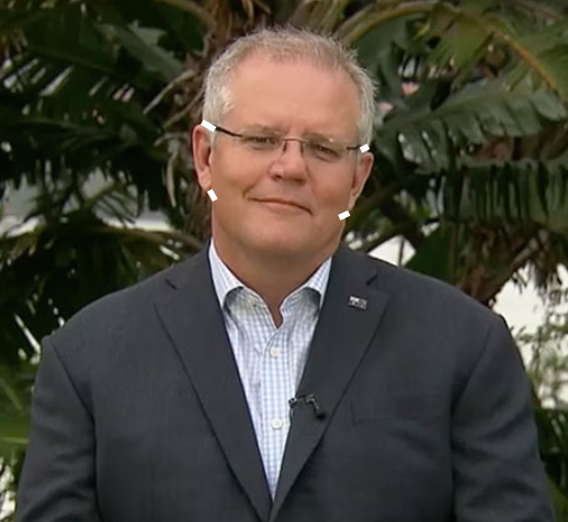 jjjove's tweet photo. Australian Prime Minister #ScottFromMarketing dons custom-made 'FU mask' in attempt to adapt to the stench from the devasting #CorruptionEmergency currently affecting the entire country.
#auspol #Adaptation https://t.co/S9HSg3KLh7