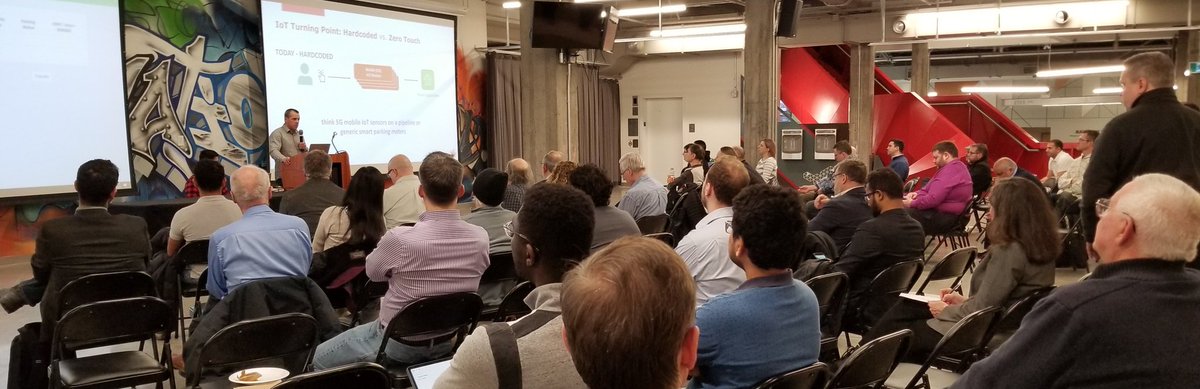 praxiem's tweet photo. Aand we're off at #iotottawa #iot613 meetup at @Bayview_Yards ... great turnout https://t.co/GZm742TK9w