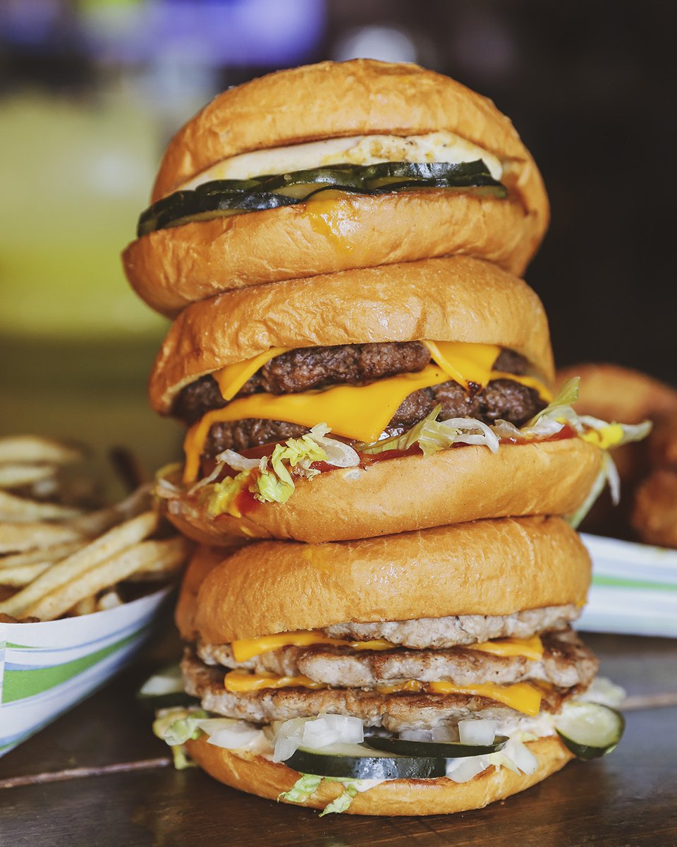 RockhouseVegas's tweet photo. When you can't choose just one. #BurgerTime https://t.co/A2eXf3W1zK