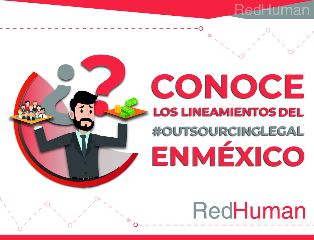 ¿Trabajas en un #Outsourcing ? Esto te interesa:
ow.ly/L3Vn50xWC3V
Con #RedHuman votamos por el #OutsourcingLegal con #RiesgoCero.