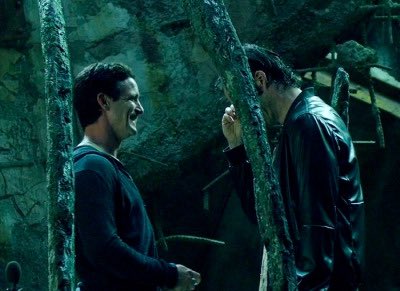Bill Hader and James Ransone cracking each other up on-set of IT Chapter 2 is the Reddie energy we deserve 