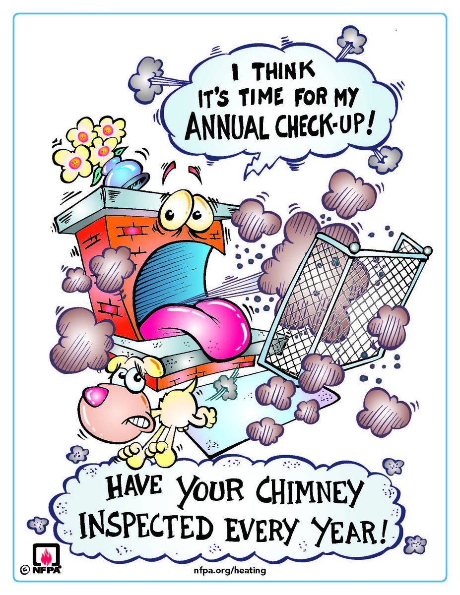 AZChimney_Ducts's tweet photo. Have your chimneys inspected every year! π΅οΈ A great safety tip from the @NFPA
.
.
#chimneyprofessionals #chimneysafety #chimneyinspections #chimneysweep https://t.co/WjCTKNYI52