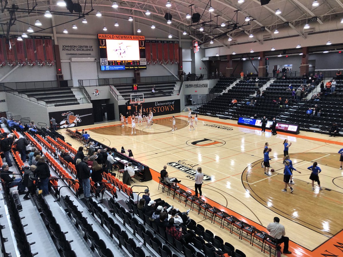 NCADemeritus's tweet photo. It’s plenty cold outside so come on in and warm up ⁦@NewmanArena⁩ as ⁦@jimmie_wbb⁩ tips off in just minutes. Embrace the Orange #jimmies https://t.co/pvI19EM5AD