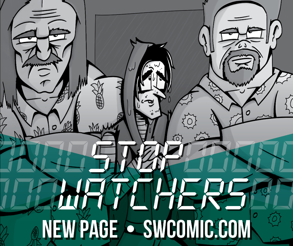 Stop_Watchers's tweet photo. https://t.co/eGS68LBHVz - PAGE UPDATE! Page 11 of Chapter 3 is live. Getting back to the quirkier side of Stop Watchers with this one.

#indiecomics #graphicnovel #newpage #pageupdate @DrunkDuck @tapas_app @WebComicConnect @webcomicchat @webtoon @comicartistchat @ComicTeaParty https://t.co/Vk18EBxzQy