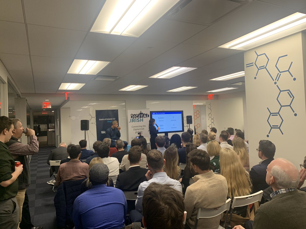 Back with a big crowd for our first event with <a href="/digitalirish/">Digital Irish</a> of 2020! Looking forward to hearing <a href="/nigeleccles/">Nigel Eccles</a>