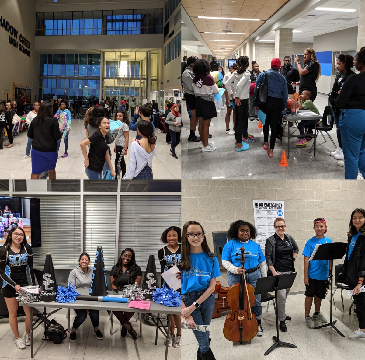 ShadowCreekHS's tweet image. Our future Sharks are in a frenzy learning about what programs and courses SCHS has to offer. #freshmenfrenzy