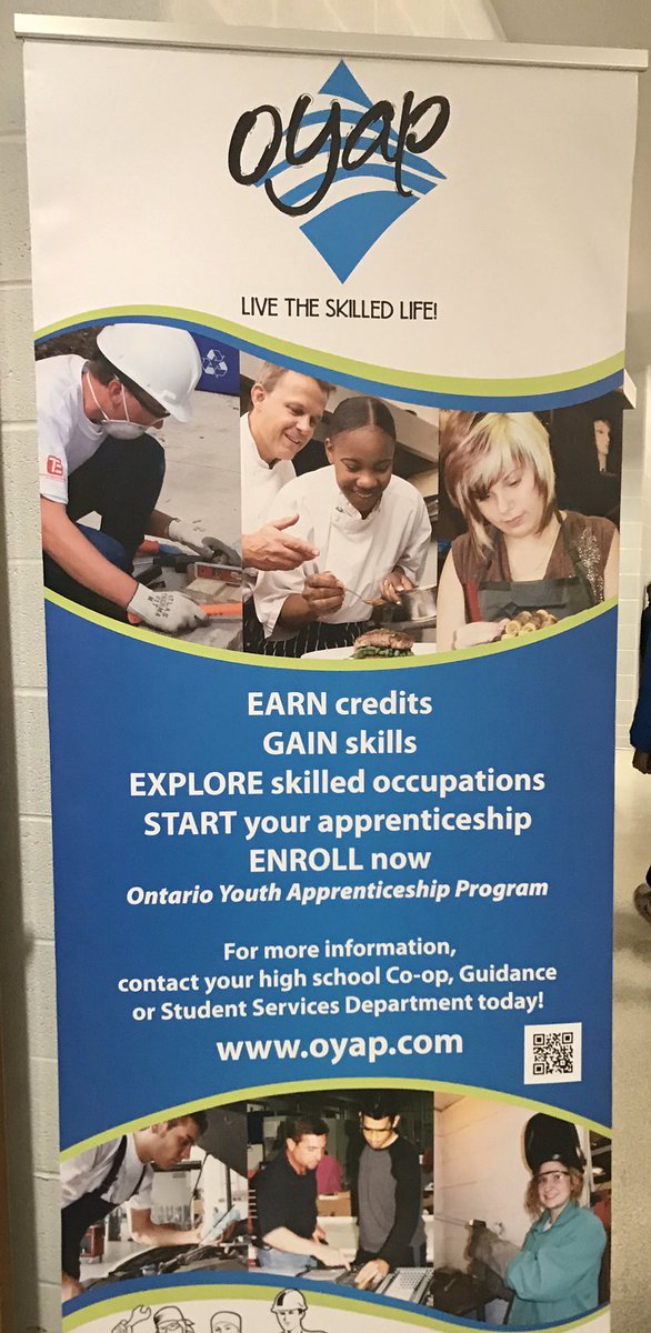 MsKStuart's tweet photo. Overjoyed to welcome over 200 guests 2 @durhamcollege 
School of SkilledTrades, Apprenticeship&amp;Renewable Technology &amp; the CentreforFoods tonight. @DurhamDSB @DurhamCatholic @TLDSB Gr12s r eager 2 leave their high schools &amp; begin their Level1 Apprenticeships! We r so proud of you! https://t.co/2zCYrJvTKe