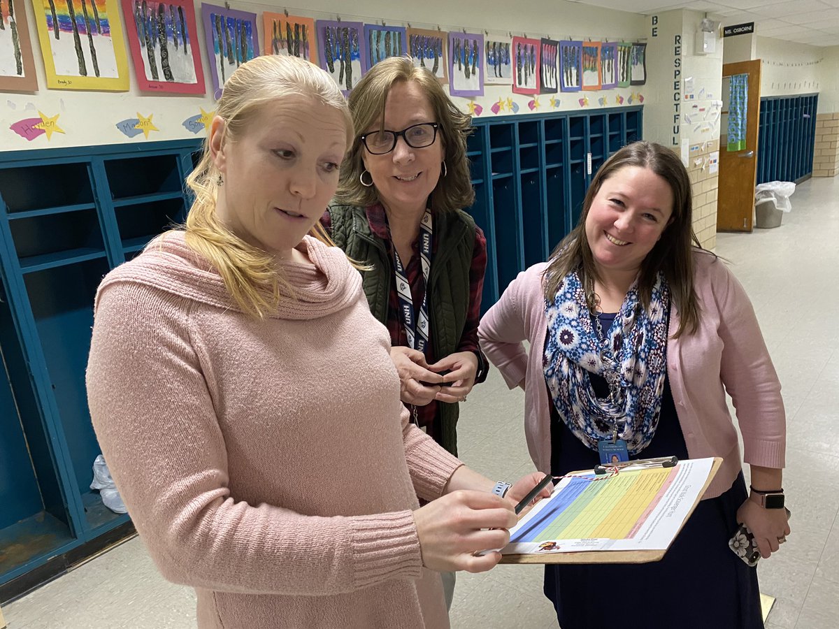 JBuinicky's tweet photo. @ChmStSchool staff collaborating on a Personalized Learning Ghost Walk Scavenger Hunt.  It was a great way to work with different colleagues and see some of the amazing PL happening in our school!  @RochNHSchool @EdElements https://t.co/ihjc79aqw4