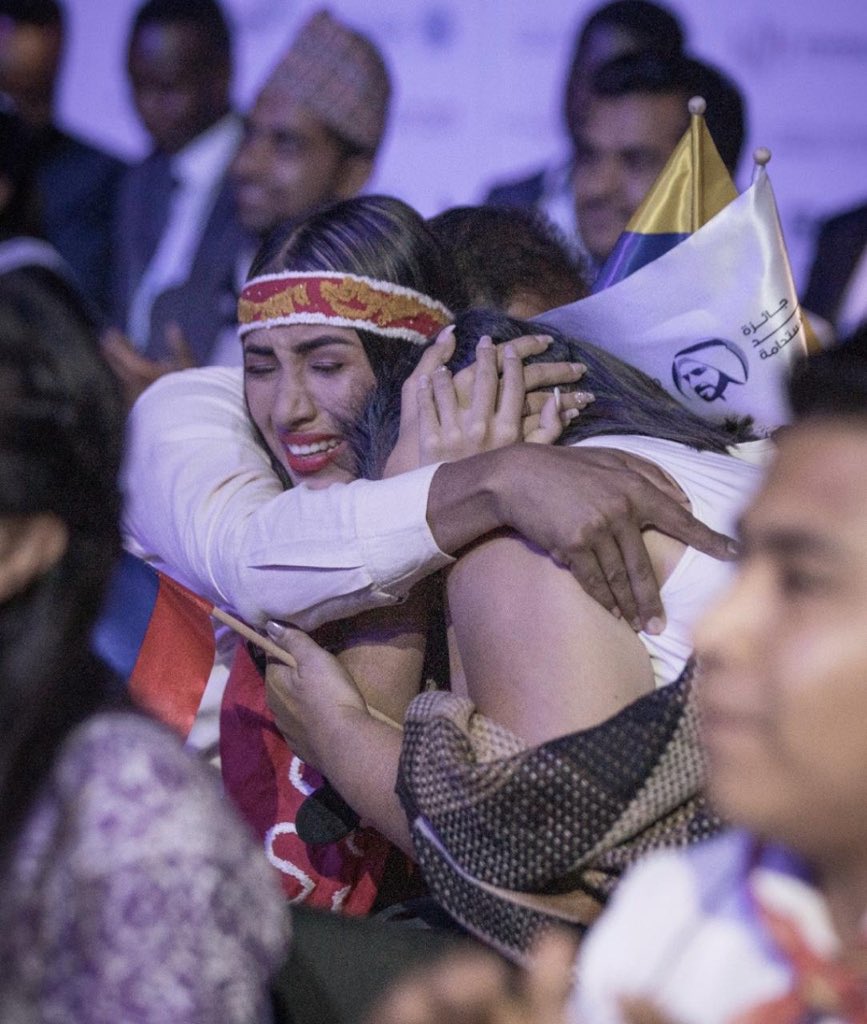 METcommunity's tweet photo. Escuela colombiana gana premio #ZAYED @ZSP_EN gracias a una gran labor en equipo de #MujeresMET e instituciones como @UAEEmbBogota @InnpulsaCol @ColCientifica @yanirebrana @kmiriosyepes @Andre_Acosta_ @ReyParsas que lo han hecho posible. #UnidasImpactamos https://t.co/w77Qj5Y7RR
