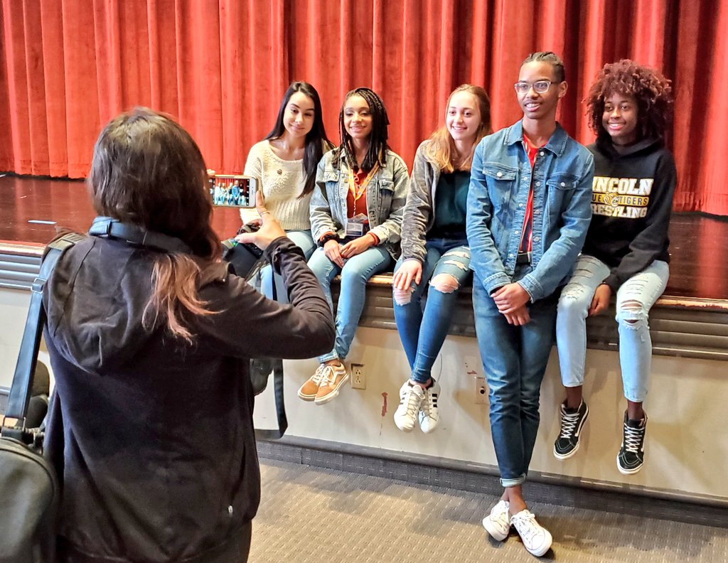 KellyWachel's tweet photo. Student voice. An integral component to how we continue navigating our story. Because they tell us - we just have to listen. Thanks for listening, @kcur. #TeamKCPS #OurTimeKCPS https://t.co/GCia4icsyH