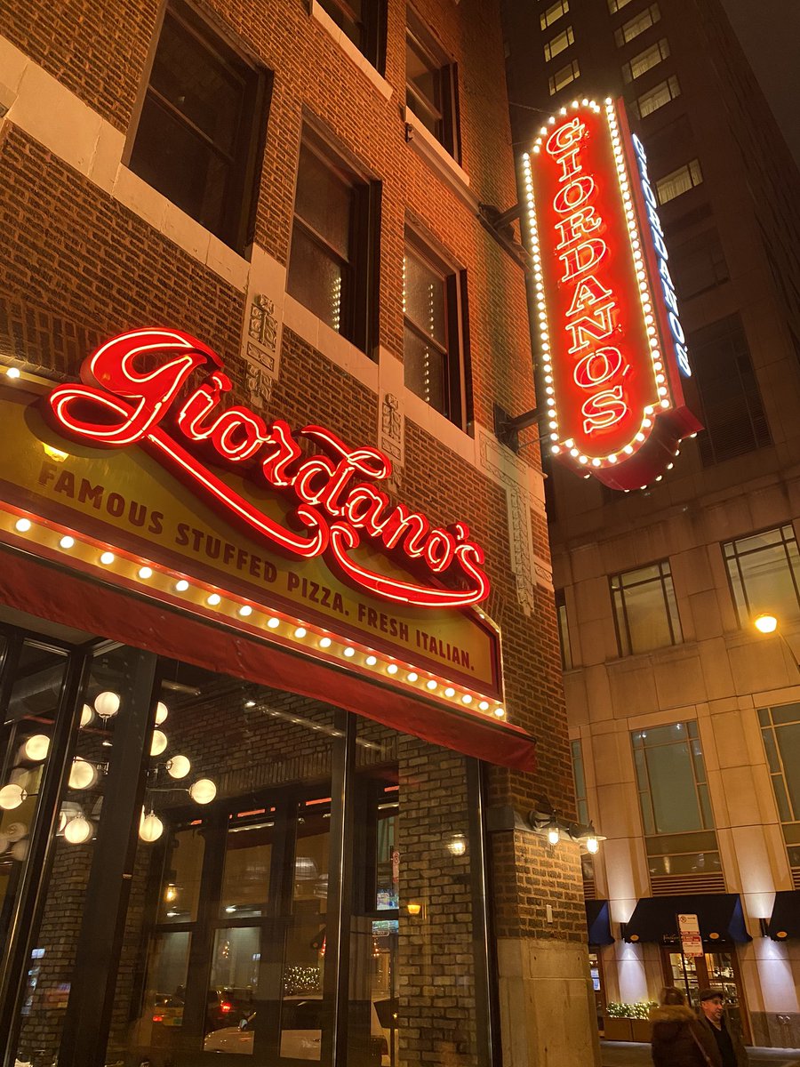 identitypr's tweet photo. First stop: Dinner at @GiordanosPizza! #Identity2020 #Chicago #Pizza https://t.co/zn6tu1Ft51