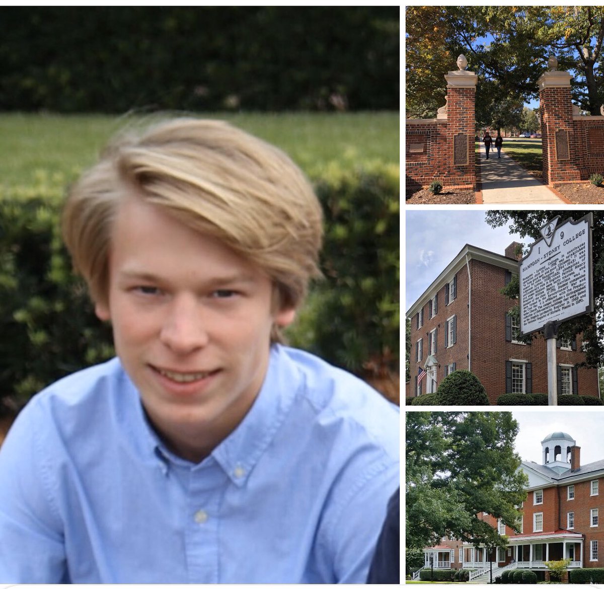 JaxMose's tweet photo. Congratulations to our son Andrew who graduates from Episcopal in a few months and has chosen to attend Hampden-Sydney College as a member of the Class of ‘24!  We could not be prouder #HSC1776 #The1776Tiger #EpiscopalJax #EpiscopalEagles https://t.co/zXN1qn8XU9