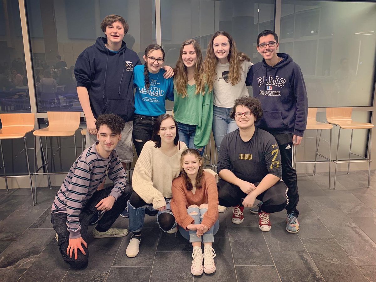 MsNuttingMusic's tweet photo. MHS chorus students Matt Bullard, Charlotte Kealey, Sophia Flotta, Grace Gerard, Ram Tysoe, Sam Jacobs, Daphne Freeman, Sarah McCarthy, and Kenny Santos are having a great first day with the MMEA Central District Chorus. Lots of wonderful music making! #CDMMEA https://t.co/l8lgIMTSIN