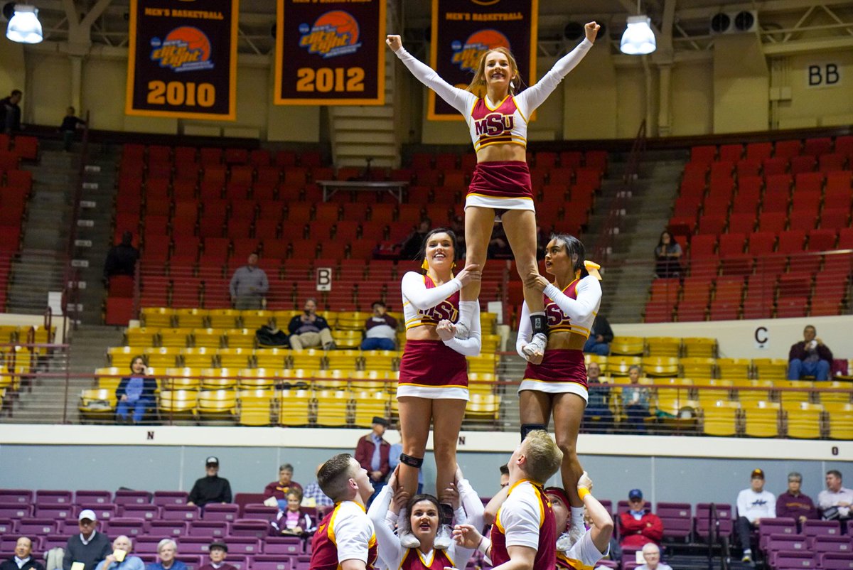 Good luck to MSU Texas Cheer as they travel to Orlando, Florida to compete at the National Cheer Competition. Go Mustangs! 🐎 #MSUTexas