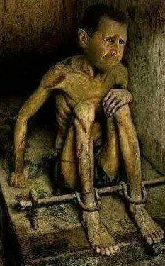 sungmanitu2020's tweet photo. #Endbashar in the appropriate way...
#tortured Extreme Suffering, slow death ! 👎👇👣👣👣🔥🔥🔥
To hell with Hafez ! 
#FreeSyria ☝️☝️☝️ https://t.co/9k2mkzdn1F
