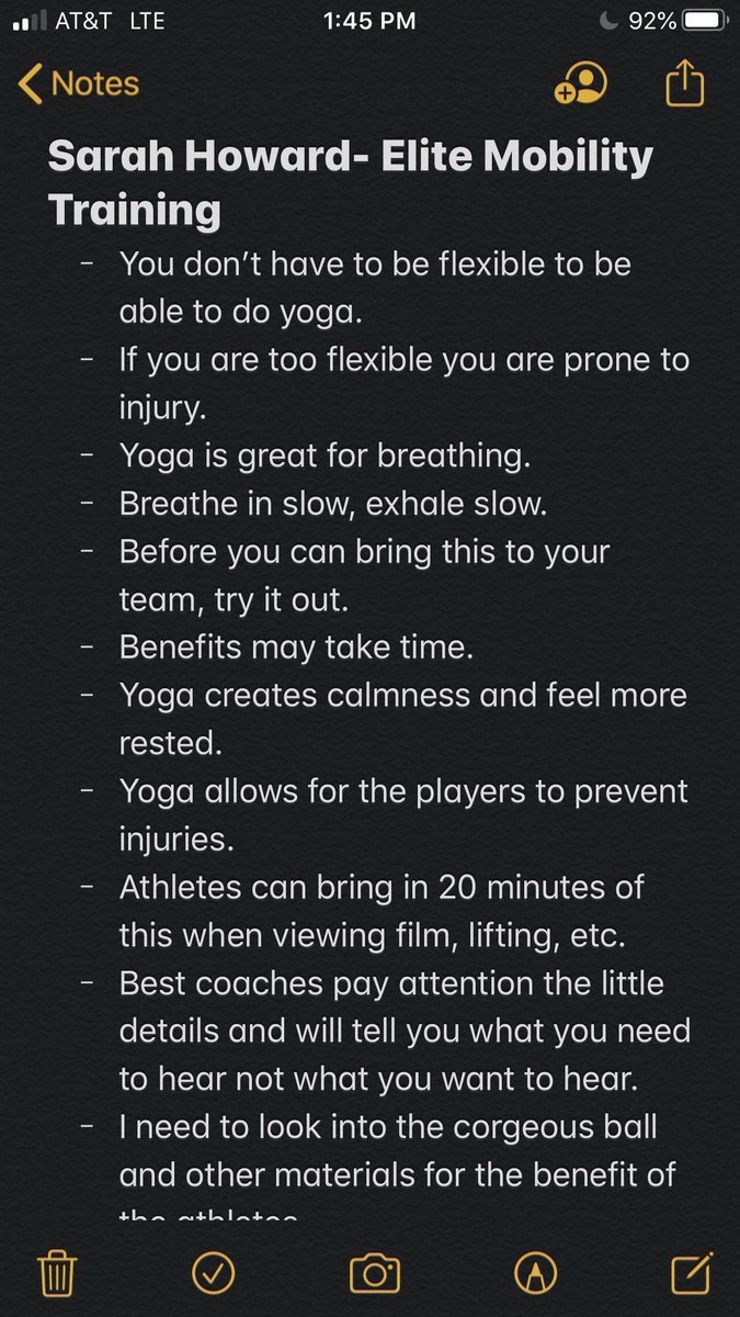 CoachCasto's tweet photo. I really enjoyed this week’s @ABCA1945 “Calls From the Clubhouse” Podcast. This week’s guest @lamobilitycoach ! Great listening on how yoga is benefiting the athletes in the game of baseball. Here are my notes. #ImprovingTheGame https://t.co/yvMP0seRnt