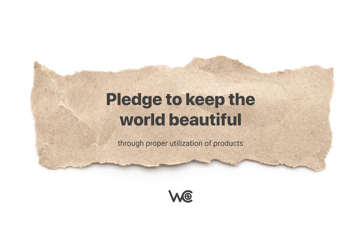 Pledge to keep the world 🌎 beautiful through proper utilization of resources. 
 #beautiful #utilization #resources #proper #sustainability #environment #climatechange #ecofriendly