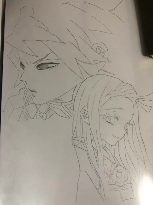 リクエストの義勇さんと禰豆子とヒロアカー
義勇さんちょっと違う気がするからかえようかな?
#絵描きさんと繋がりたい 