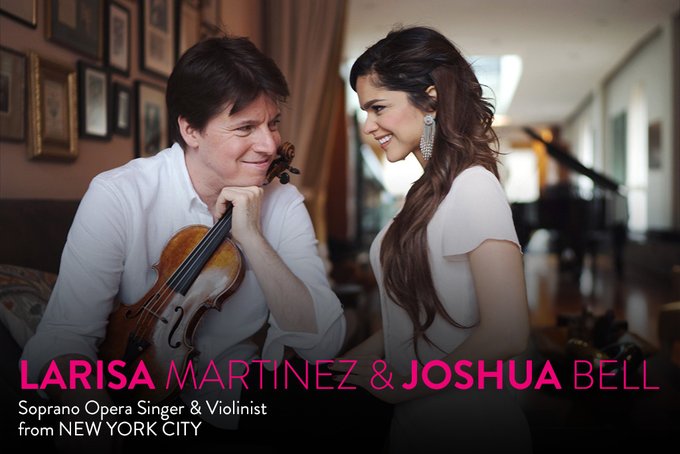 Soprano opera singer Larisa Martinez will be joined by EG alum and violinist @JoshuaBellMusic at EG Conference<a href="/tag/egconf"class="tags"><span>#egconf</span></a>