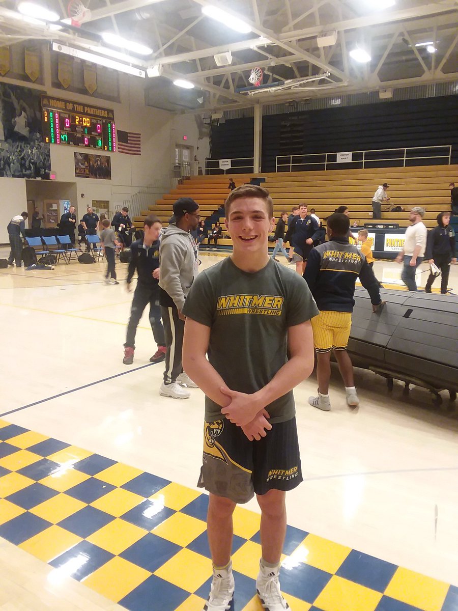 State qualifier Jason Cascadden of Whitmer looking for a state title this year.  Had solid win over strong opponent in Springfield's Cole Dodson at 138 tonight on senior night. <a href="/BCSNsports/">BCSN</a>