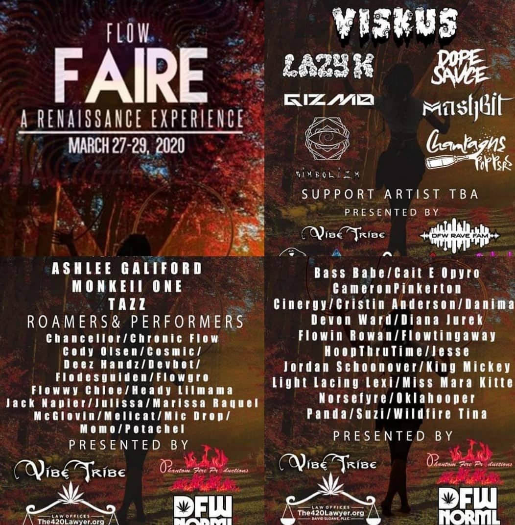 FlowFaire's tweet photo. The time is now! The heat has descended upon us! This is the first release of the amazing talent that can be witnessed at Flow Faire 2020!! Huzzah!
>> Get your tickets now! Early Birds will be GONE soon! https://t.co/ZDc8n07LP8 << https://t.co/CtFZlTDh36