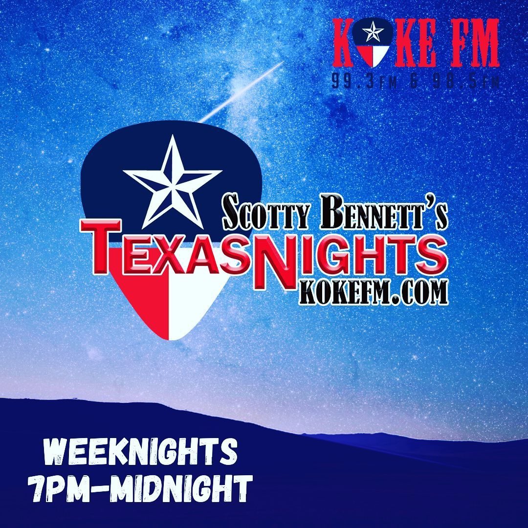 KOKE FM (@kokefmaustin) on Twitter photo #texasnights with <a href="/scottykokefm/">Scotty Bennett KOKEFM</a> is on the air! Tune in for #thesetlist at 7:50, 80’s at 8, 90’s at 9 and new music from <a href="/themotorcars/">Micky &The Motorcars</a>. Some <a href="/sixsanchezmusic/">Six Sanchez</a>, <a href="/brandonrhyder/">brandonrhyder</a>, <a href="/MARK_W_KIRK/">MARK WINSTON KIRK</a> and classic <a href="/GeorgeStrait/">George Strait</a> too! Keep it on KOKE FM til midnight!
arn.leanplayer.com/KOKEFM #texasnights with <a href="/scottykokefm/">Scotty Bennett KOKEFM</a> is on the air! Tune in for #thesetlist at 7:50, 80’s at 8, 90’s at 9 and new music from <a href="/themotorcars/">Micky &The Motorcars</a>. Some <a href="/sixsanchezmusic/">Six Sanchez</a>, <a href="/brandonrhyder/">brandonrhyder</a>, <a href="/MARK_W_KIRK/">MARK WINSTON KIRK</a> and classic <a href="/GeorgeStrait/">George Strait</a> too! Keep it on KOKE FM til midnight!
arn.leanplayer.com/KOKEFM